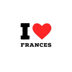 I Love Frances  Shower Curtain 48  X 72  (small)  by ilovewhateva