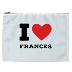 I Love Frances  Cosmetic Bag (xxl) by ilovewhateva