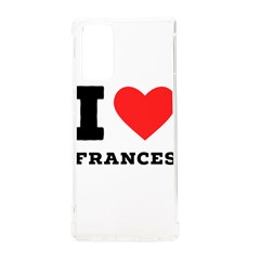 I Love Frances  Samsung Galaxy Note 20 Tpu Uv Case