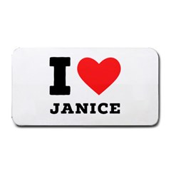 I Love Janice Medium Bar Mat by ilovewhateva