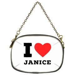 I Love Janice Chain Purse (one Side) by ilovewhateva