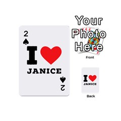 I Love Janice Playing Cards 54 Designs (mini) by ilovewhateva