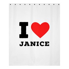 I Love Janice Shower Curtain 60  X 72  (medium)  by ilovewhateva