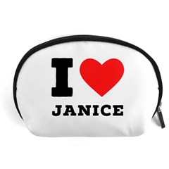 I Love Janice Accessory Pouch (large) by ilovewhateva