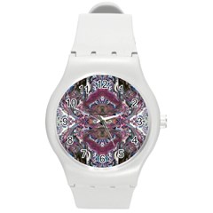 Blend Iv Round Plastic Sport Watch (m) by kaleidomarblingart