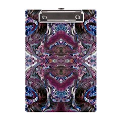 Blend Iv A5 Acrylic Clipboard by kaleidomarblingart