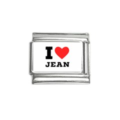 I Love Jean Italian Charm (9mm) by ilovewhateva