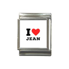 I Love Jean Italian Charm (13mm) by ilovewhateva