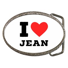 I Love Jean Belt Buckles by ilovewhateva