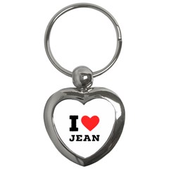 I Love Jean Key Chain (heart) by ilovewhateva