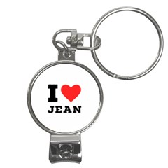 I Love Jean Nail Clippers Key Chain by ilovewhateva