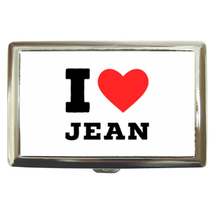 I love jean Cigarette Money Case