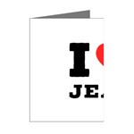 I love jean Mini Greeting Cards (Pkg of 8) Right