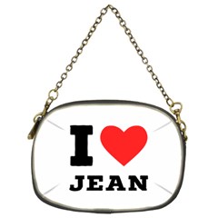 I Love Jean Chain Purse (two Sides) by ilovewhateva