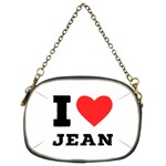 I love jean Chain Purse (Two Sides) Front