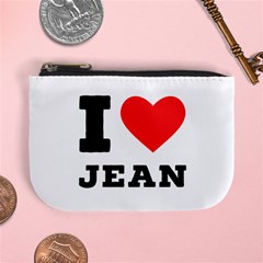 I Love Jean Mini Coin Purse by ilovewhateva