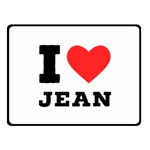 I love jean One Side Fleece Blanket (Small) 50 x40  Blanket Front