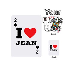 I Love Jean Playing Cards 54 Designs (mini)