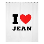 I love jean Shower Curtain 60  x 72  (Medium)  60 x72  Curtain