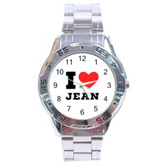 I Love Jean Stainless Steel Analogue Watch by ilovewhateva