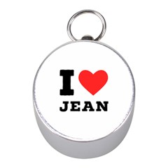 I Love Jean Mini Silver Compasses by ilovewhateva