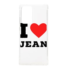 I Love Jean Samsung Galaxy Note 20 Ultra Tpu Uv Case