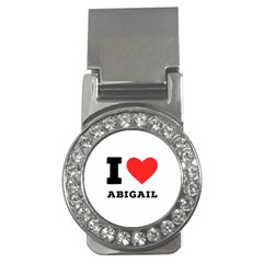 I Love Abigail  Money Clips (cz)  by ilovewhateva