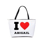 I love Abigail  Classic Shoulder Handbag Back