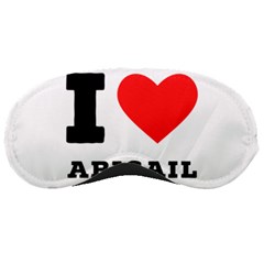 I Love Abigail  Sleeping Mask by ilovewhateva