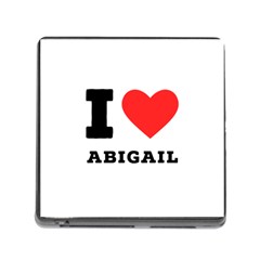 I Love Abigail  Memory Card Reader (square 5 Slot) by ilovewhateva