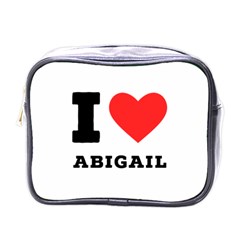 I Love Abigail  Mini Toiletries Bag (one Side) by ilovewhateva