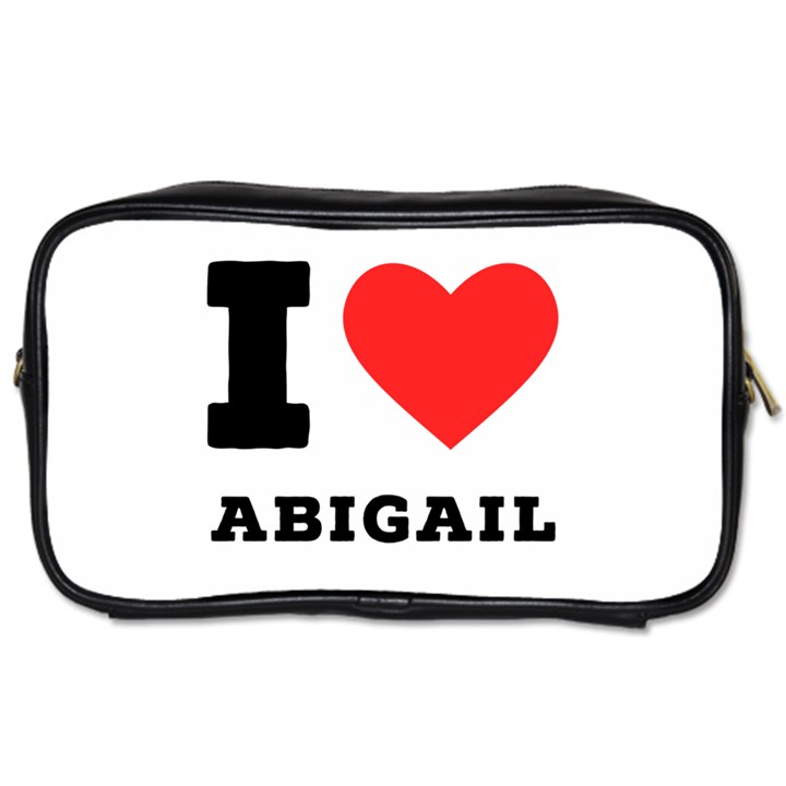 I love Abigail  Toiletries Bag (One Side)