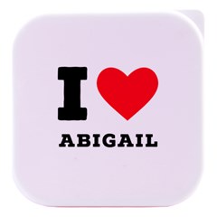 I Love Abigail  Stacked Food Storage Container by ilovewhateva