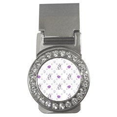 Background Hexagram Spiral Money Clips (cz) 