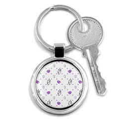 Background Hexagram Spiral Key Chain (round) by Semog4