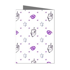 Background Hexagram Spiral Mini Greeting Cards (pkg Of 8) by Semog4