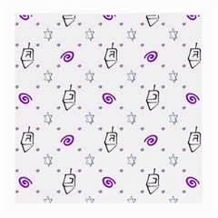 Background Hexagram Spiral Medium Glasses Cloth (2 Sides) by Semog4