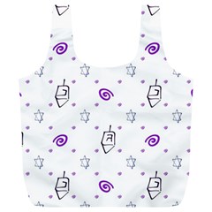 Background Hexagram Spiral Full Print Recycle Bag (xl) by Semog4