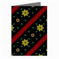 Background Pattern Texture Design Greeting Cards (pkg Of 8) by Semog4