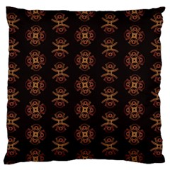 Pattern Floral Texture Icons Large Cushion Case (one Side)