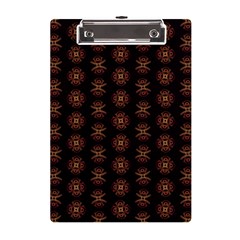 Pattern Floral Texture Icons A5 Acrylic Clipboard