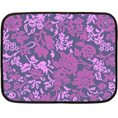 Background Pattern Flower Texture Fleece Blanket (mini) by Semog4