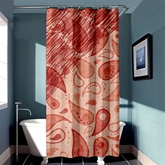 Tribal Background Pattern Texture Design Shower Curtain 36  X 72  (stall)  by Semog4