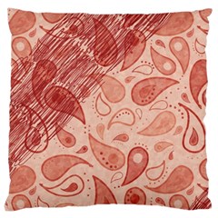 Tribal Background Pattern Texture Design Large Cushion Case (one Side)