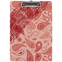 Tribal Background Pattern Texture Design A4 Acrylic Clipboard by Semog4