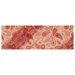 Tribal Background Pattern Texture Design Banner And Sign 9  X 3  by Semog4