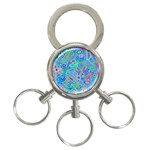 Tribal Pattern Pattern 3-Ring Key Chain Front