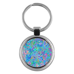 Tribal Pattern Pattern Key Chain (round) by Semog4