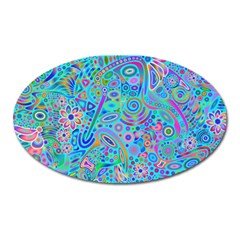 Tribal Pattern Pattern Oval Magnet