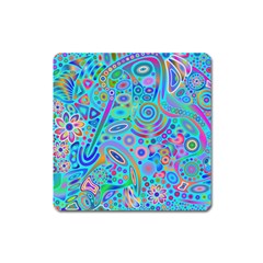 Tribal Pattern Pattern Square Magnet